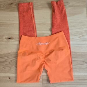 Alphalete Vibrant Orange Leggings